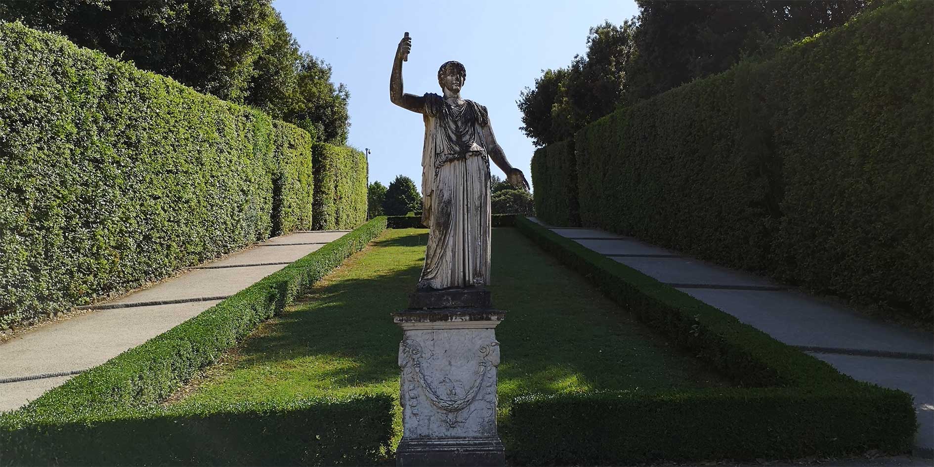 Florentine statue in the Boboli Gardens