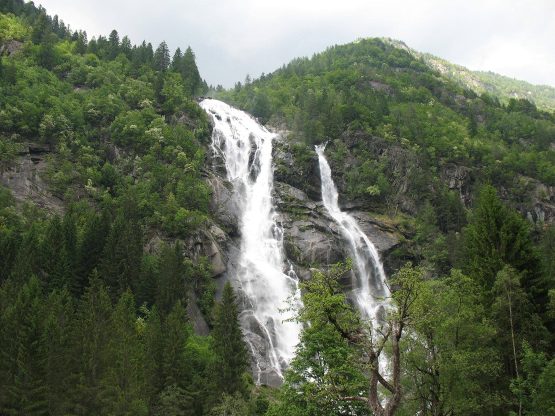 Nardis waterfall is the second waterfall in Italy in size