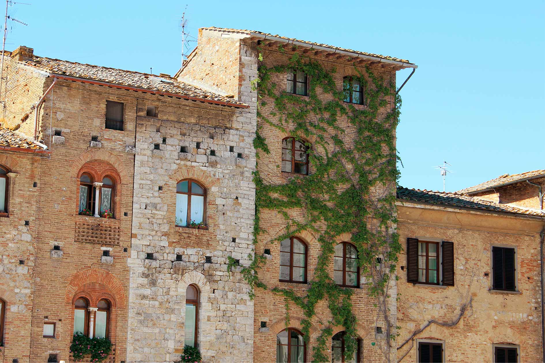 San Gimignano old buildings