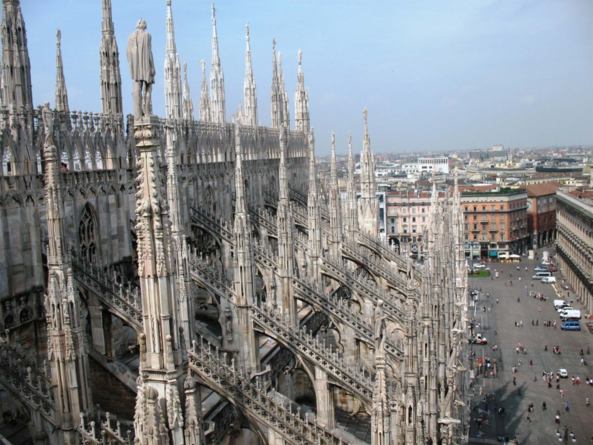 A view from Duomo di Milano