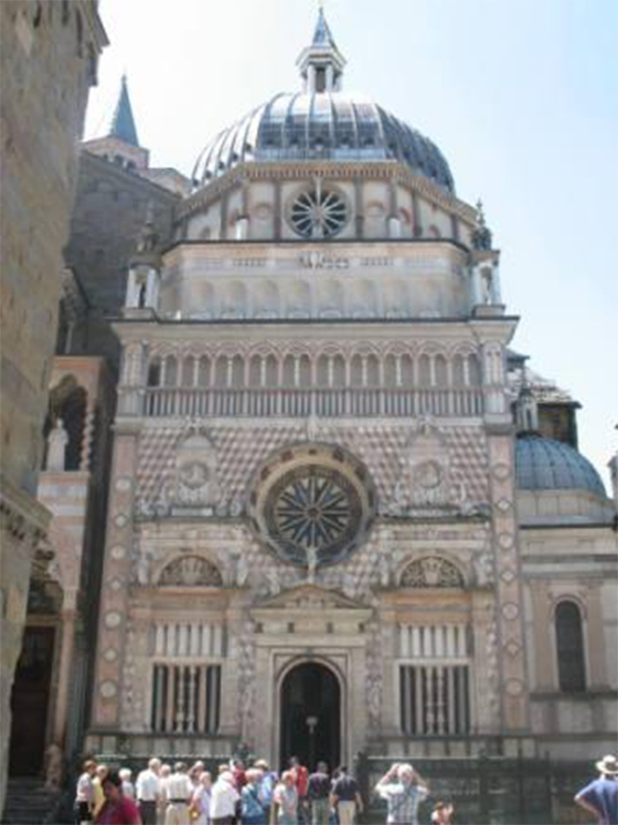 Cappella Colleoni in the Old Town of Bergamo