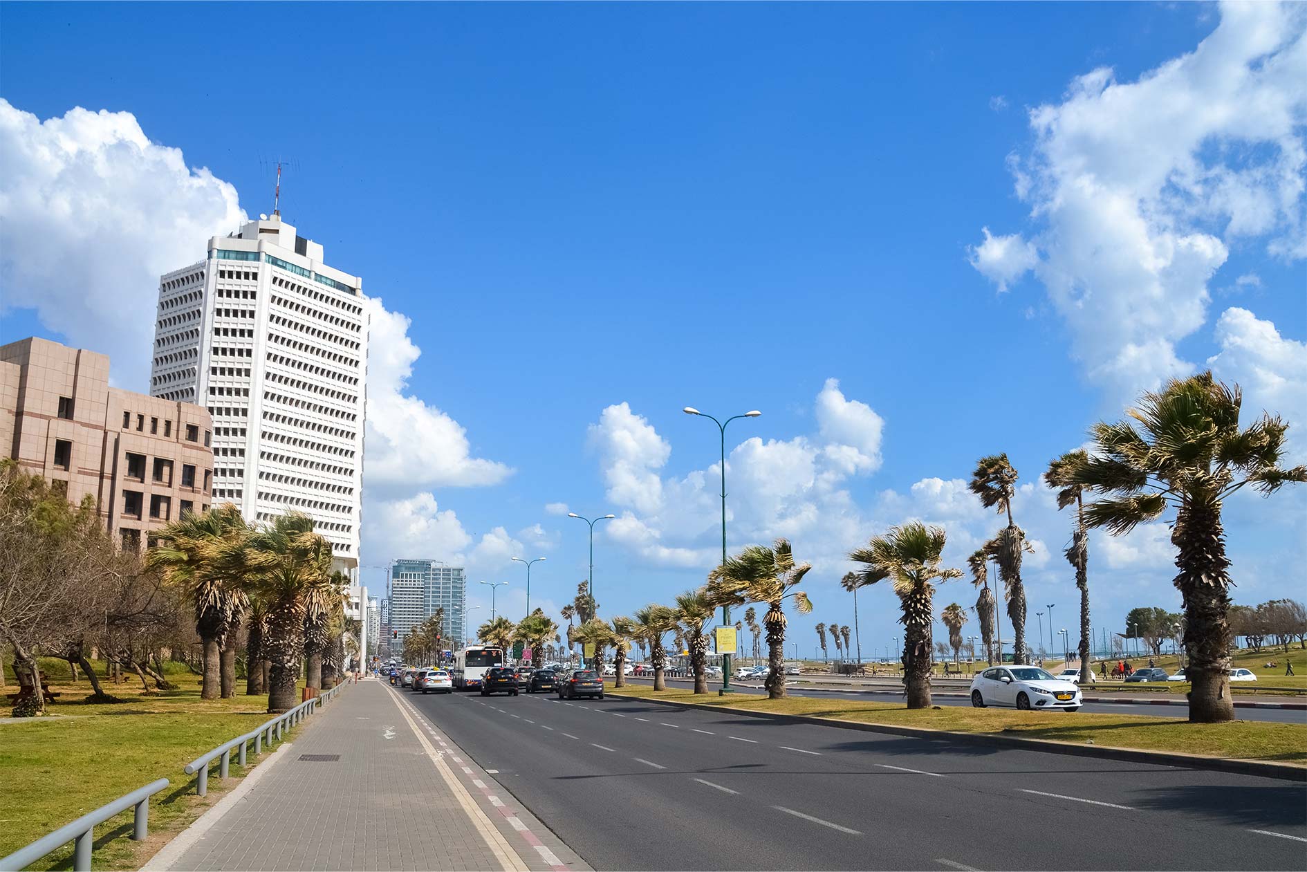 Road in Tel Aviv